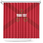 Custom Burundi Football Shower Curtain Go Intamba Go