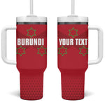 Custom Burundi Football Tumbler With Handle Go Intamba Go