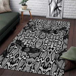 Snake African Skin Animals Pattern Area Rug