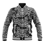 Snake African Skin Animals Pattern Baseball Jacket
