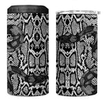 Snake African Skin Animals Pattern 4 in 1 Can Cooler Tumbler