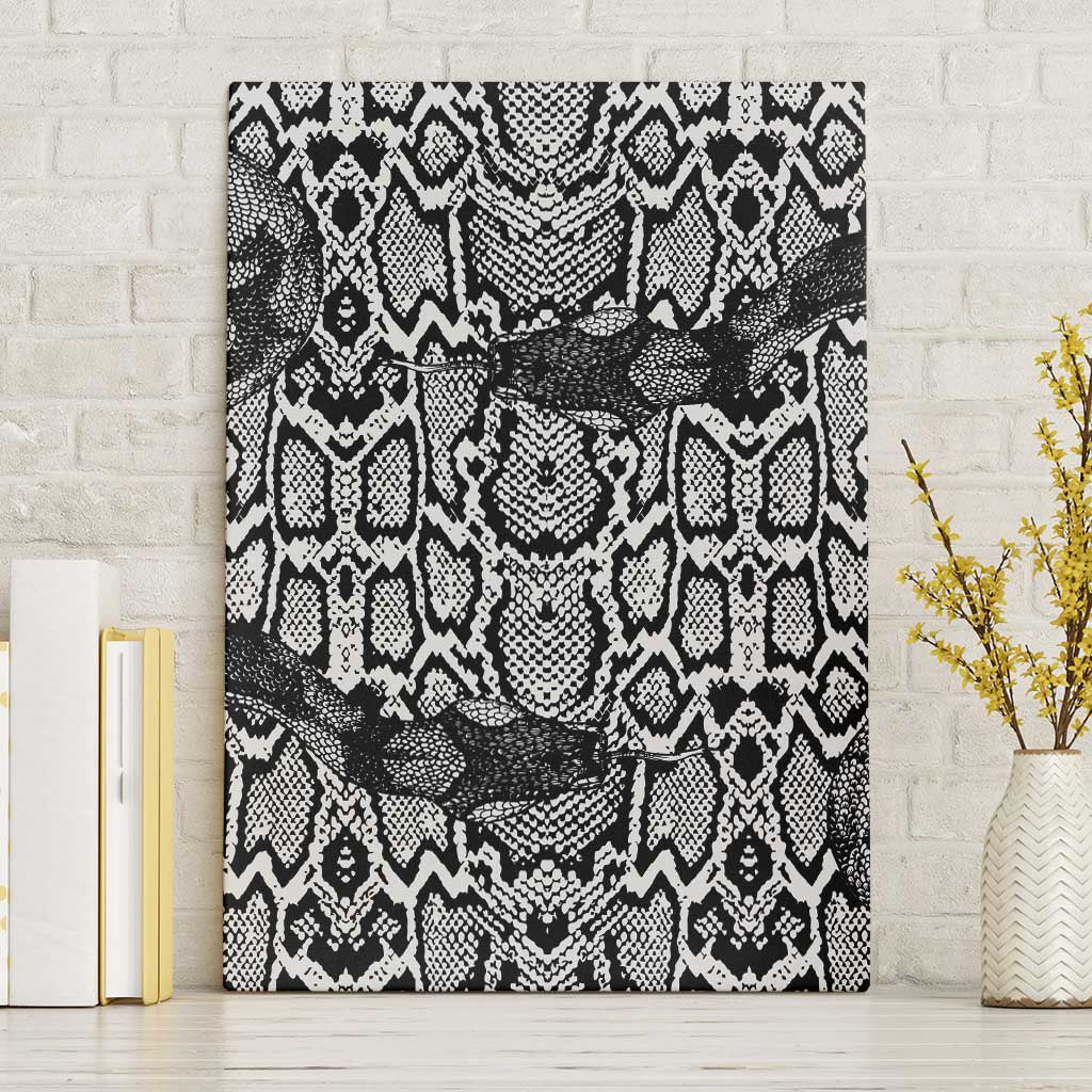 Snake African Skin Animals Pattern Canvas Wall Art