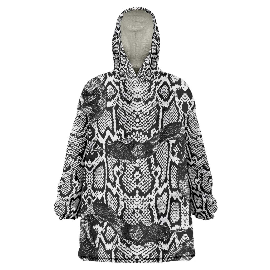 Snake African Skin Animals Pattern Kid Wearable Blanket Hoodie