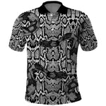 Snake African Skin Animals Pattern Polo Shirt