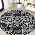 Snake African Skin Animals Pattern Round Carpet