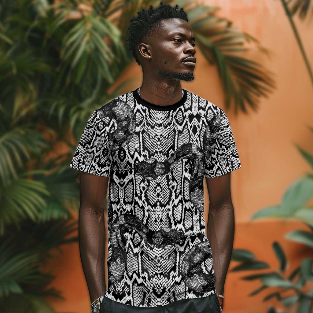 Snake African Skin Animals Pattern T shirt