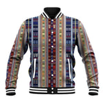 Lamba Mpanjaka Malagasy Traditional Pattern Baseball Jacket
