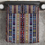 Lamba Mpanjaka Malagasy Traditional Pattern Bedding Set