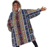 Lamba Mpanjaka Malagasy Traditional Pattern Kid Wearable Blanket Hoodie