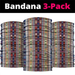 Lamba Mpanjaka Malagasy Traditional Pattern Neck Gaiter LT15