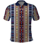 Lamba Mpanjaka Malagasy Traditional Pattern Polo Shirt