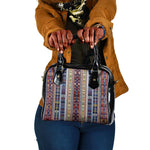 Lamba Mpanjaka Malagasy Traditional Pattern Shoulder Handbag
