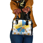 Personalized Canary Islands Shoulder Handbag Coat Of Arms Argyranthemum Frutescens