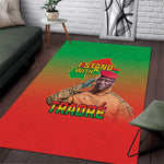 Burkina Faso I Stand With Traore Area Rug African Pattern