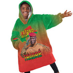 Burkina Faso I Stand With Traore Kid Wearable Blanket Hoodie African Pattern