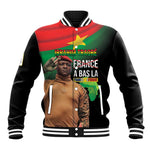 Traore Burkina Faso A Bas La Francafrique Baseball Jacket