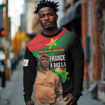 Traore Burkina Faso A Bas La Francafrique Long Sleeve Shirt