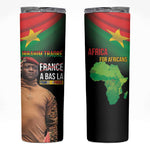 Traore Burkina Faso A Bas La Francafrique Skinny Tumbler