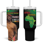 Traore Burkina Faso A Bas La Francafrique Tumbler With Handle