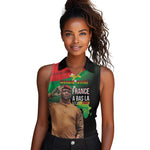 Traore Burkina Faso A Bas La Francafrique Women Sleeveless Polo Shirt