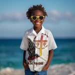 Gone but Never Forgotten Kid Hawaiian Shirt Angola All Souls Day - African Pride