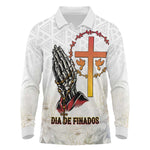 Gone but Never Forgotten Long Sleeve Polo Shirt Angola All Souls Day - African Pride