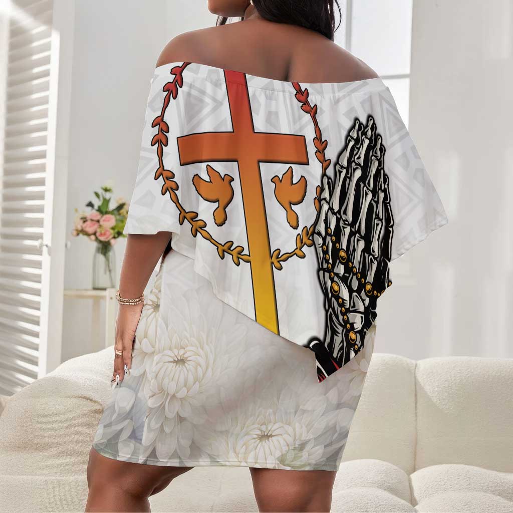 Gone but Never Forgotten Off Shoulder Short Dress Angola All Souls Day - African Pride
