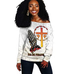 Gone but Never Forgotten Off Shoulder Sweater Angola All Souls Day - African Pride
