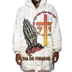 Gone but Never Forgotten Wearable Blanket Hoodie Angola All Souls Day - African Pride