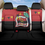 Happy Angola Independence Day Back Car Seat Cover With Red-crested Turaco - African Pride
