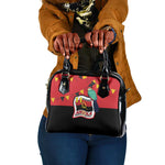 Happy Angola Independence Day Shoulder Handbag With Red-crested Turaco - African Pride