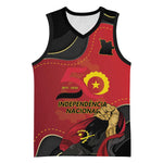 Personalized Dia da Independencia de Angola Basketball Jersey Virtus Unita Fortior - African Pride