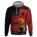 Personalized Dia da Independencia de Angola Hoodie Virtus Unita Fortior - African Pride