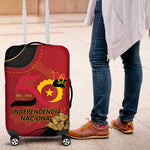 Dia da Independencia de Angola Luggage Cover Virtus Unita Fortior - African Pride