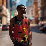 Personalized Dia da Independencia de Angola Men Tank Top Virtus Unita Fortior - African Pride