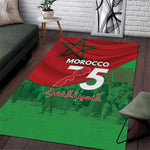 Morocco La Marche Verte Area Rug Happy 50th Anniversary - African Pride
