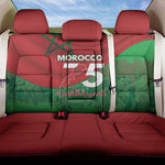 Morocco La Marche Verte Back Car Seat Cover Happy 50th Anniversary - African Pride