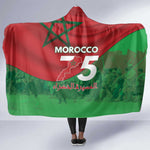 Morocco La Marche Verte Hooded Blanket Happy 50th Anniversary - African Pride