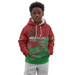 Morocco La Marche Verte Kid Hoodie Happy 50th Anniversary - African Pride