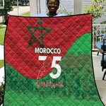 Morocco La Marche Verte Quilt Happy 50th Anniversary - African Pride