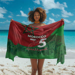 Morocco La Marche Verte Sarong Happy 50th Anniversary - African Pride