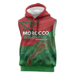 Morocco La Marche Verte Sleeveless Hoodie Happy 50th Anniversary - African Pride