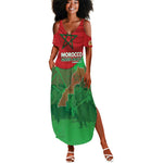 Morocco La Marche Verte Summer Maxi Dress Happy 50th Anniversary - African Pride