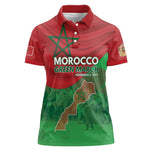 Morocco La Marche Verte Women Polo Shirt Happy 50th Anniversary - African Pride