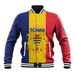 Personalized Chad Flag Style Baseball Jacket African Pattern - African Pride