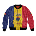 Personalized Chad Flag Style Bomber Jacket African Pattern - African Pride