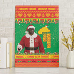 Afro Burkina Faso Christmas Spirit Canvas Wall Art Stand With Traore Stand With Hope - African Pride