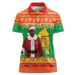 Afro Burkina Faso Christmas Spirit Women Polo Shirt Stand With Traore Stand With Hope - African Pride