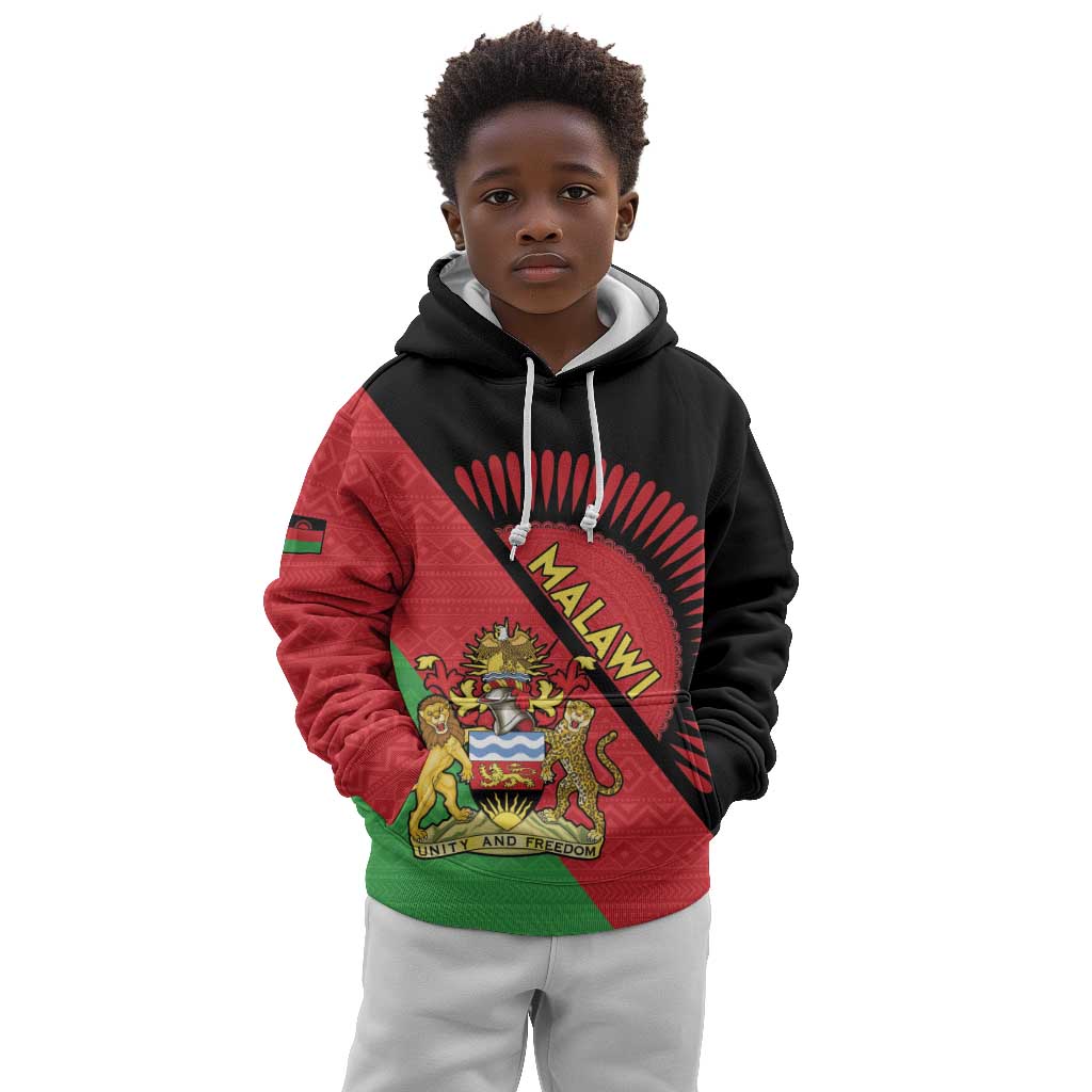 Personalized Africa Malawi Kid Hoodie Thomsons Gazelle With Lotus LT15