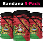 Personalized Afro Malawi Neck Gaiter Coat Of Arms - Southeastern Africa Pattern LT15